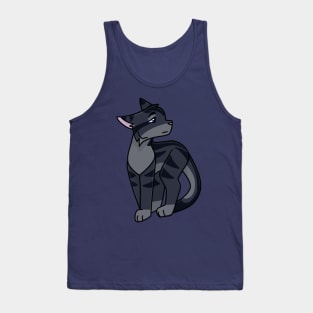 Blue Cat Tank Top